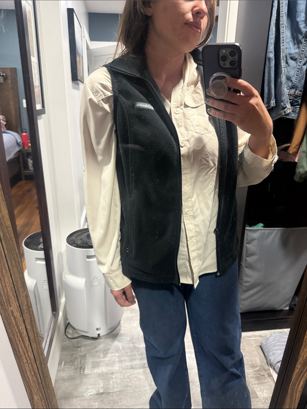 Columbia Black Women's Fleece Vest